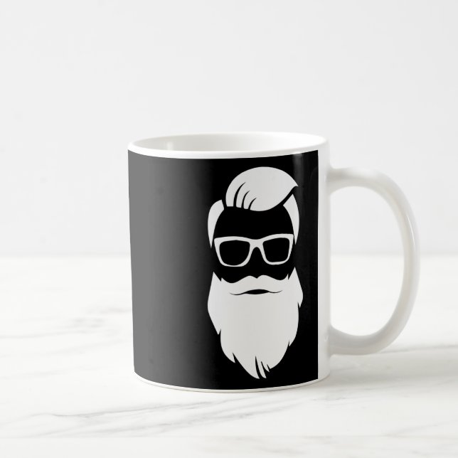 Jolly Angesagt Hipster Weihnachtsgeschenk Kaffeetasse (Rechts)