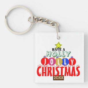 Jolly Arbre de Noël Ornements Monogramme