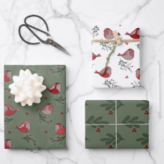 Jolly Birdies - Geschenkpapier Set