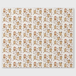 Jolly boba time geschenkpapier