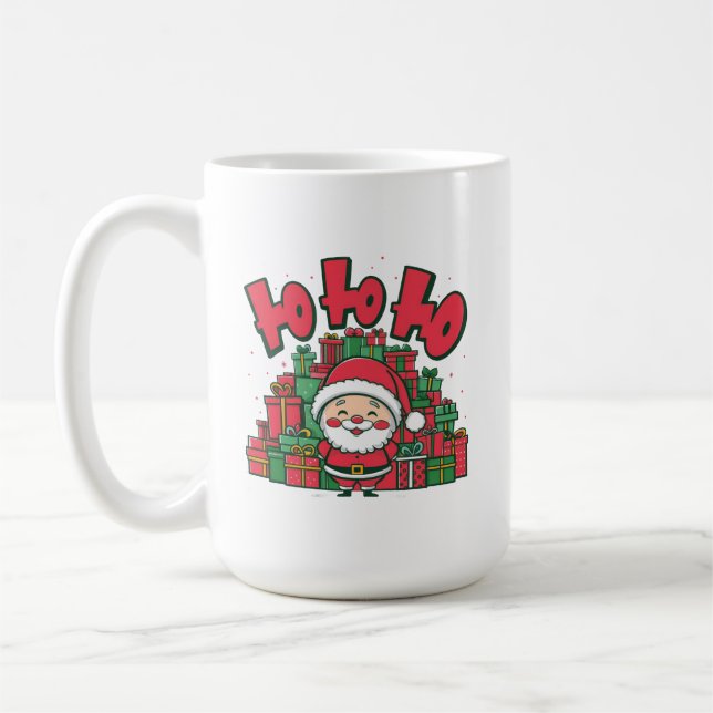 Jolly Cartoon Santa Christmas-67748 Kaffeetasse (Links)
