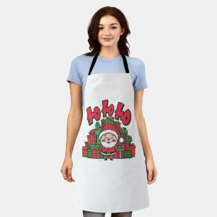 Jolly Cartoon Santa Christmas-67748 Schürze