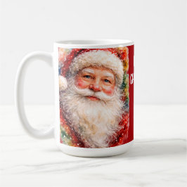 Jolly Christmas Santa Portrait Kaffeetasse