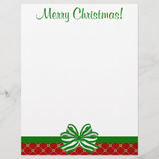 Jolly Diamonds Christmas Letterhead