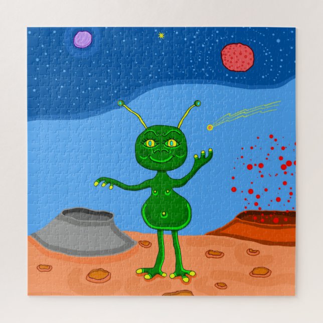 Jolly die Niedliche Alien (Vertikal)