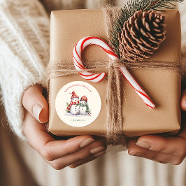 Jolly Festive Christmas Stickers | Holiday Labels