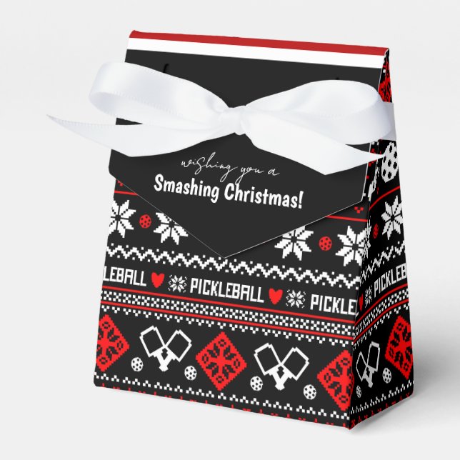 Jolly Jingle Pickleball Geschenkschachtel (Vorderseite)