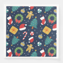 Jolly Jumble Holiday Paper Napkins