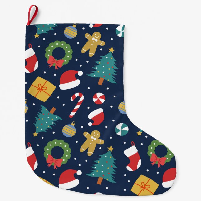 Jolly Jumble Weihnachts-Strumpf Großer Weihnachtsstrumpf (Vorderseite)