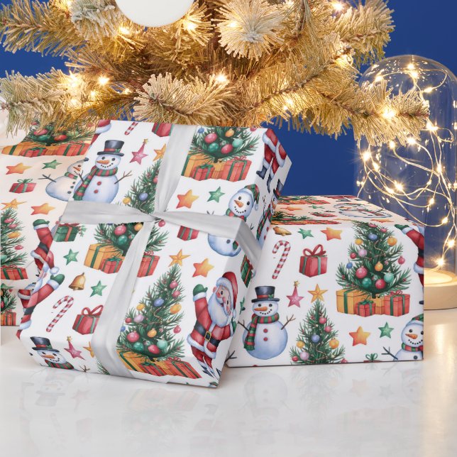 Jolly Kawaii Geschenkpapier (Feiertage)