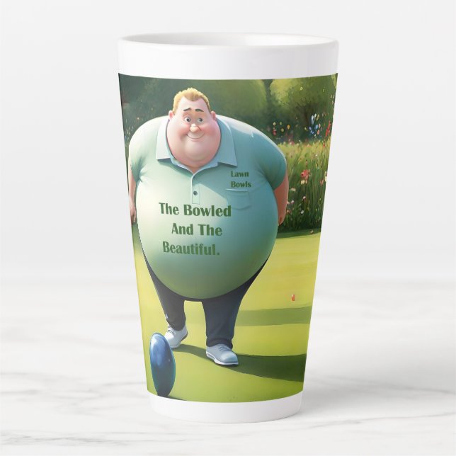 Jolly Lawn Bowler Man, Milchtasse (Vorderseite)