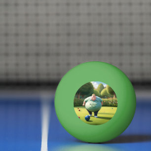 Jolly Lawn Bowler Man, Tischtennisball