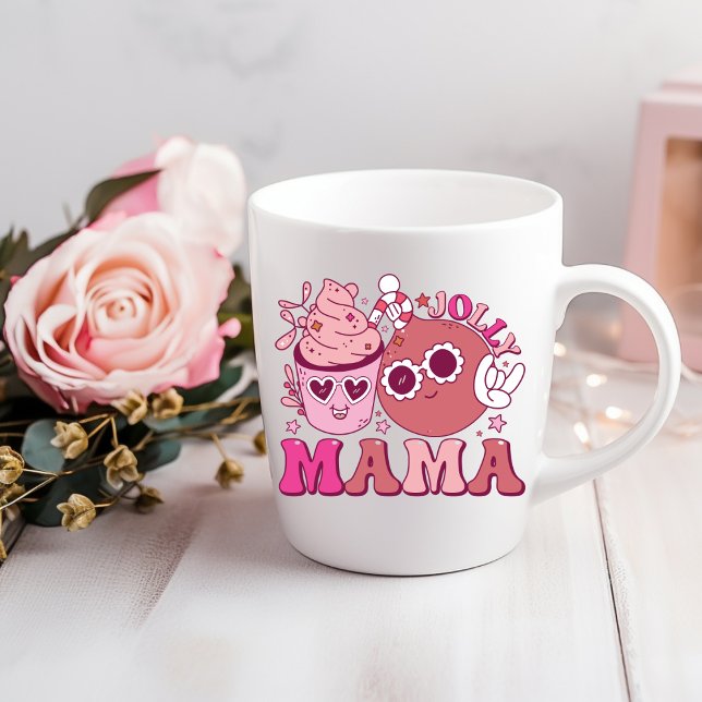 Jolly Mama Christmas Drink Coffee Tasse (Von Creator hochgeladen)