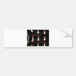 Jolly Mouse Santa: Eine lustige Urlaubserscheinung Autoaufkleber