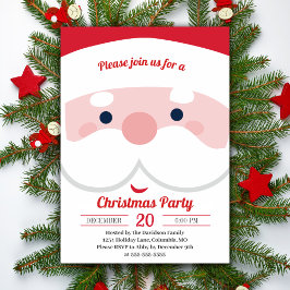 Jolly Retro Weihnachtsfest Weihnachts-Party Einladung