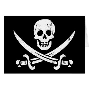 Jolly roger de drapeau de pirate de John Rackham