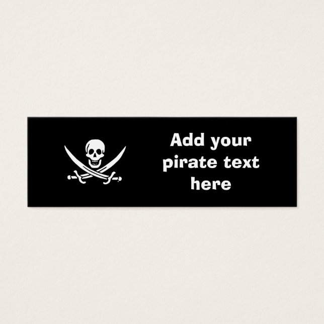 Jolly roger drapeau de pirate (Devant)