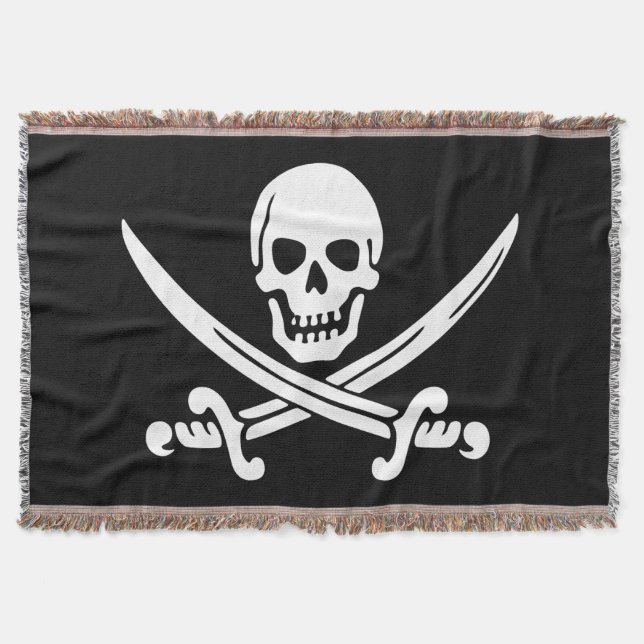 Jolly Roger Pirate Flag Decke (Vorderseite)