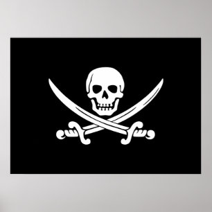 Jolly Roger Pirate Flag Poster