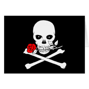 Jolly roger (Rose)Carte de voeux