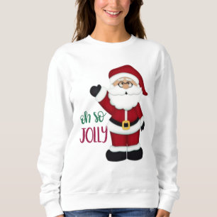 Jolly Santa Christmas Design Sweatshirt