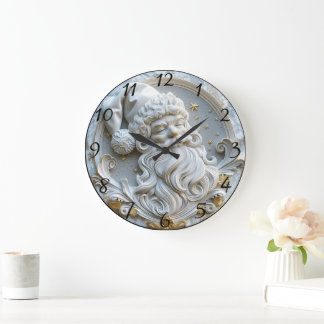 Jolly Santa Christmas Magic Große Wanduhr