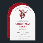 Jolly Santa Christmas Party Einladung<br><div class="desc">Das ist die Jahreszeit,  um Jolly zu sein! Laden Sie Freunde und Familie ein,  um sich mit dieser klassischen Weihnachtsfeier der Weihnachtszeit in dieser Party Einladung zu vergnügen. Der gesamte Text ist leicht mit Ihren eigenen Veranstaltungsdetails anzupassen.</div>