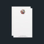 Jolly Santa Claus Classic Christmas Briefpapier<br><div class="desc">Geschichten mit einem niedlichen Weihnachtsbild. Ein traditioneller Weihnachtsmann in seinem klassisch roten Outfit. Seine Arme voller Geschenke. Bereit,  Geschenke für alle zu bringen.</div>