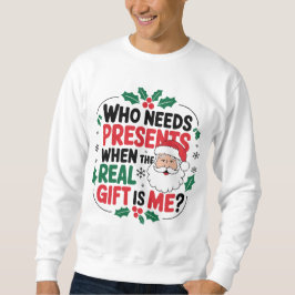 Jolly Santa Claus feiert Feststimmung für alle Sweatshirt