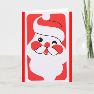 Jolly Santa Claus Feiertagskarte