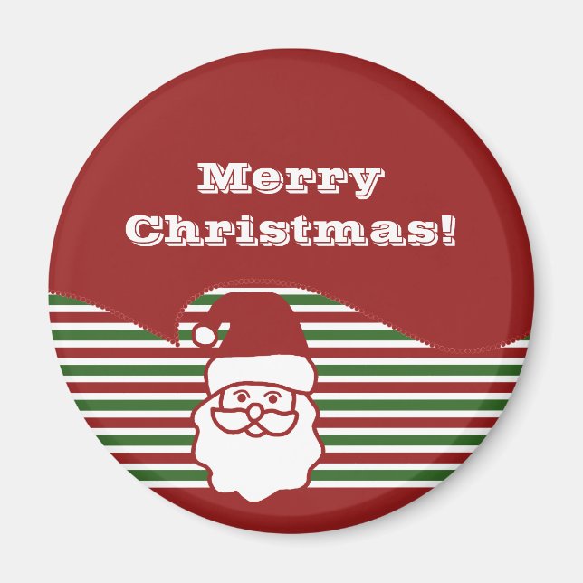 Jolly Santa Claus Magnet (Devant)