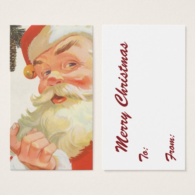 Jolly Santa Claus mit einem Geheimnis, Weihnachtsf (Vorne & Hinten)
