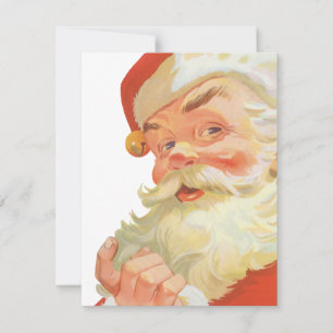 Jolly Santa Claus mit einem Geheimnis, Weihnachtsf Einladung
