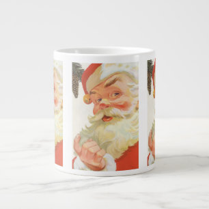 Jolly Santa Claus mit einem Geheimnis, Weihnachtsf Jumbo-Tasse