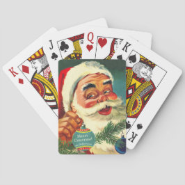 Jolly Santa Claus Personalisiert Spielkarten
