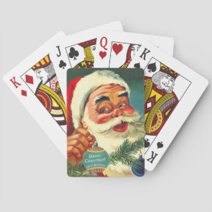 Jolly Santa Claus Personalisiert Spielkarten