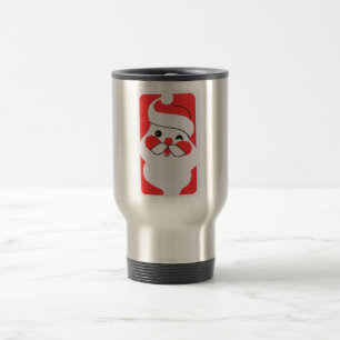 Jolly Santa Claus Reisebecher