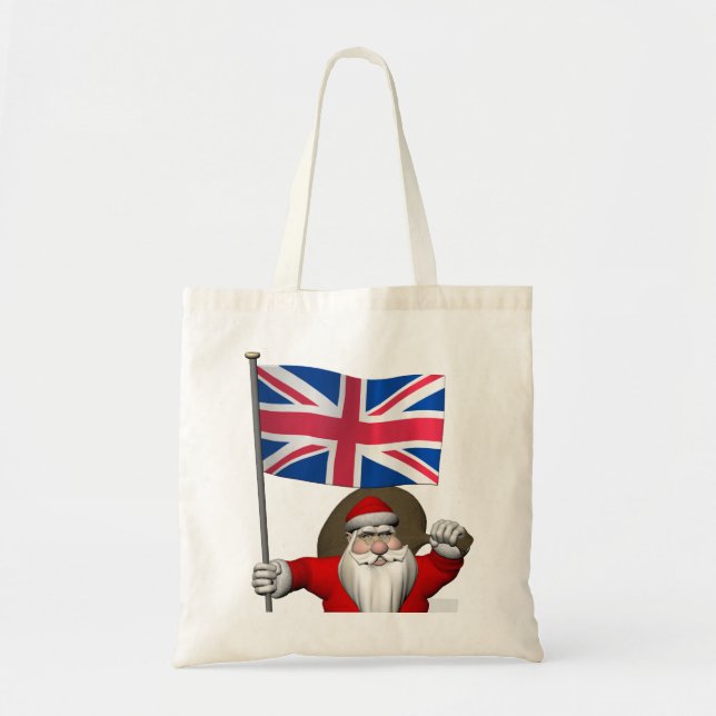 Jolly Santa Claus visite le Sac fourre-tout britan (Devant)
