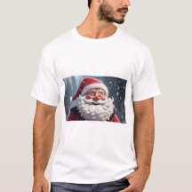 Jolly Santa Claus Weihnachten T - Shirt für Männer