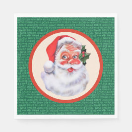 Jolly Santa Claus Weihnachts-Party Serviette