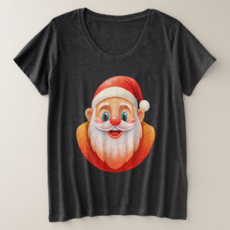 Jolly Santa Graphic Women's T-Shirt