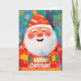 Jolly Santa, No Fruitcake Weihnachtskarte Karte