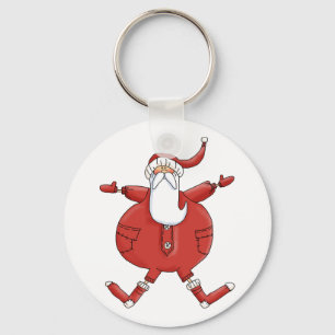 Jolly Santa T - Shirt und Geschenke Schlüsselanhänger