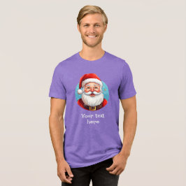 Jolly Santa Tri-Blend Shirt