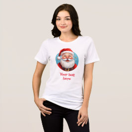 Jolly Santa Tri-Blend Shirt