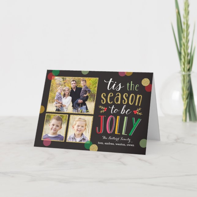 Jolly Season Cartes photos de vacances (Devant)