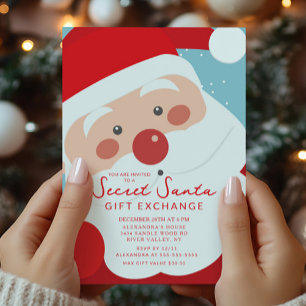 Jolly Secret Weihnachtsfest-Party Einladung