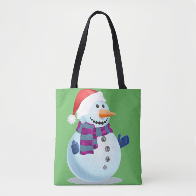 Jolly Snowman Tasche (Vorderseite)