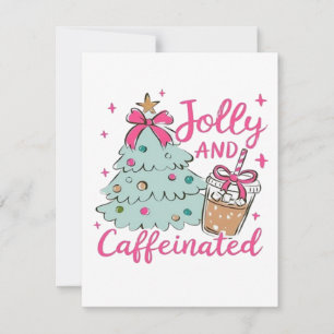 Jolly und Caffeinated Feiertagskarte