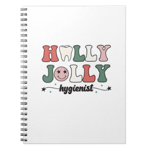 Jolly und Hygienist Zahnarzt Weihnachten Notizblock